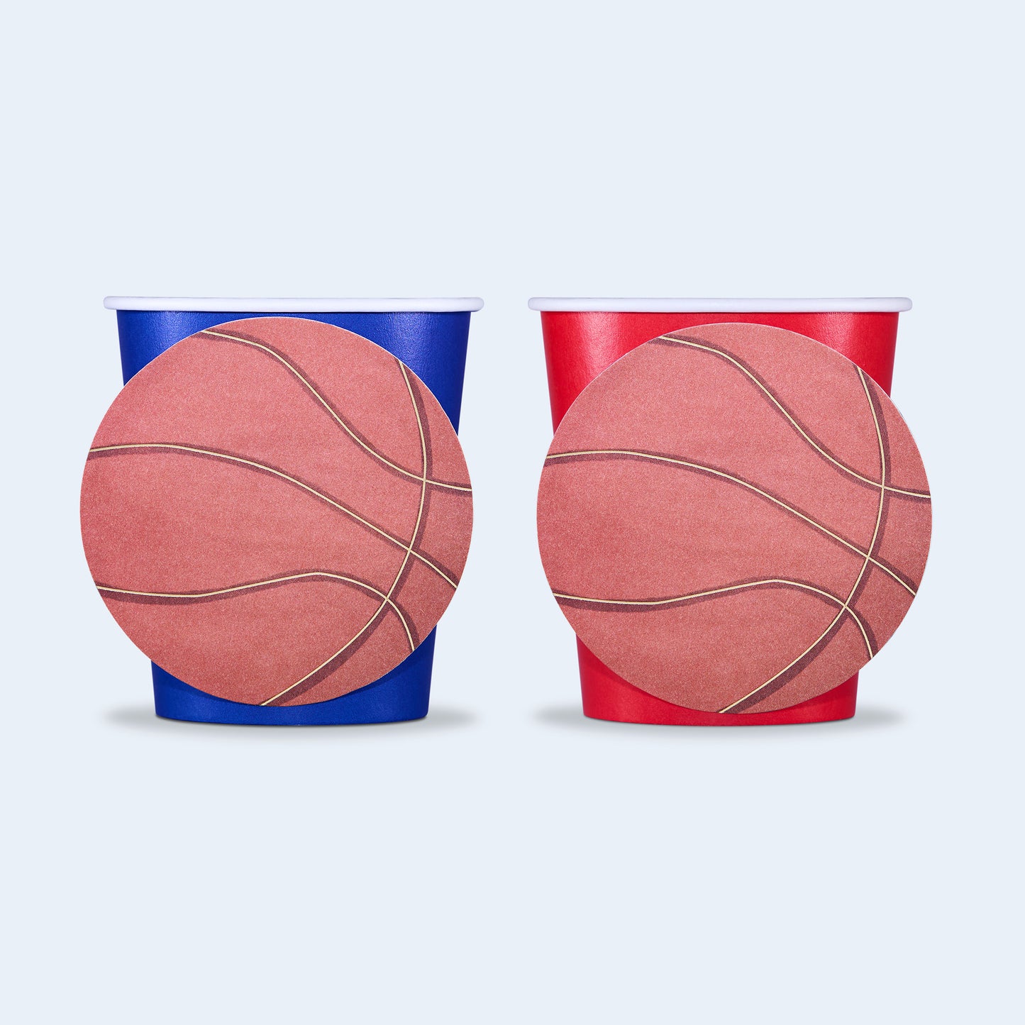 Basketbol Bardak 8'li-Kırmızı