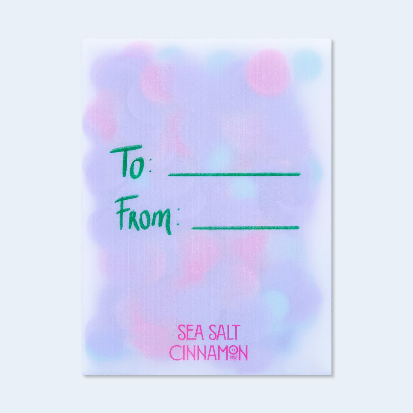 "To/From" Konfetili Kart-4'lü