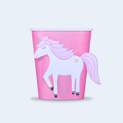 UNICORN Bardak 8'li-Pembe