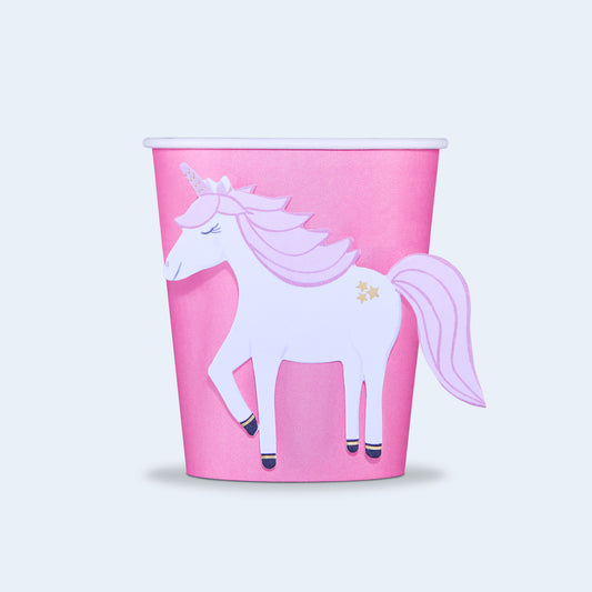 UNICORN Bardak 8'li-Pembe